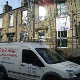 Scaffold erected